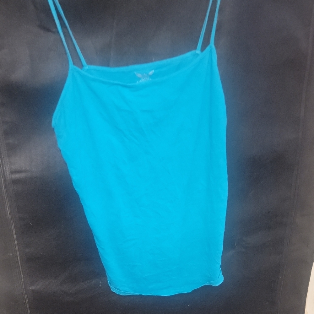 Faded Glory Blue Fitted Sleeveless Camisole